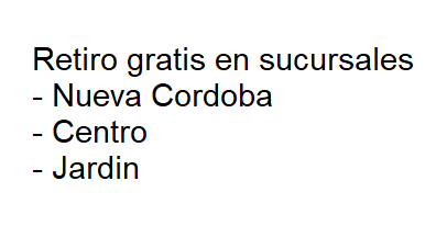 metodos de envio